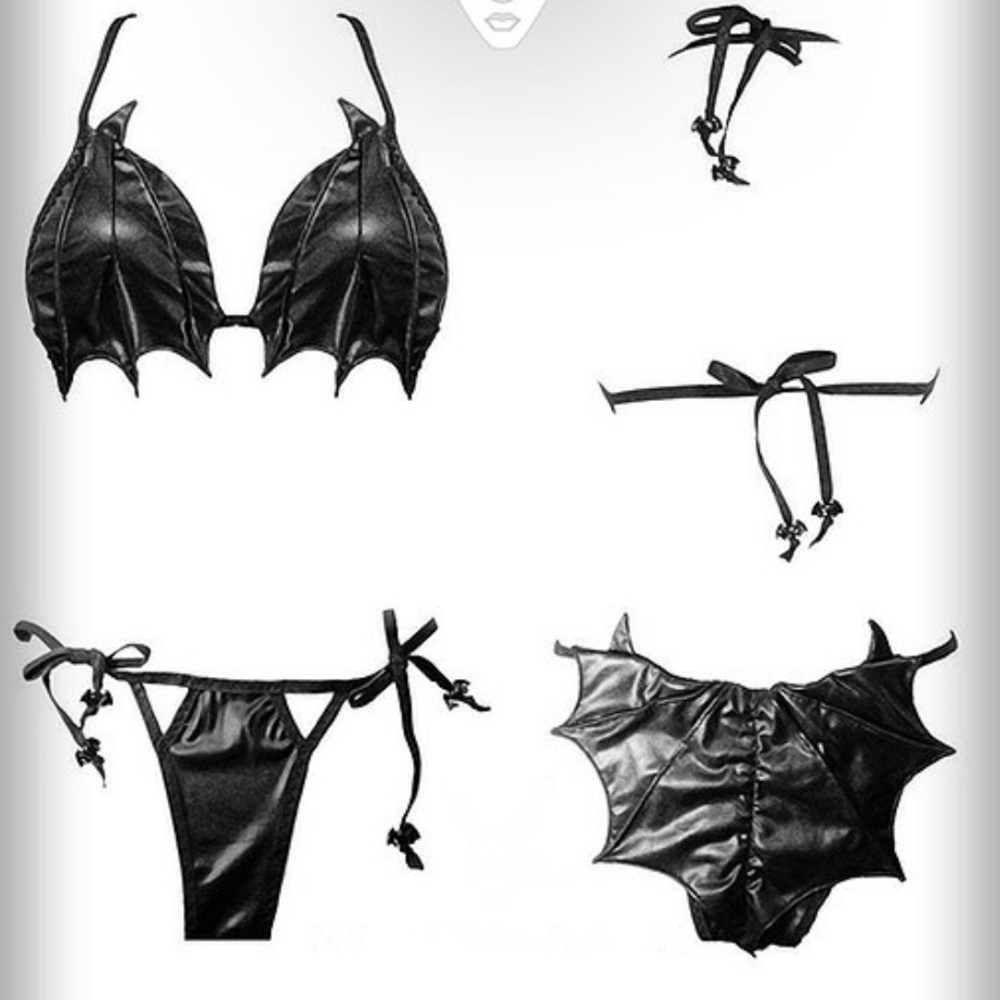 Bat Wing Bikini Set - Picture 2 of 11